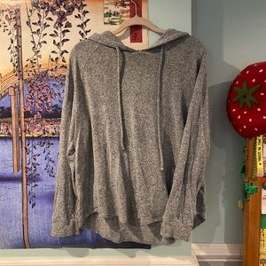Heather Grey Plus Size Hoodie